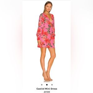 Castile mini dress AFRM pink bouquet